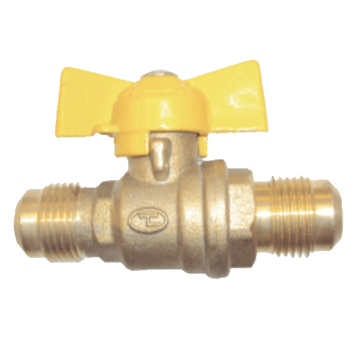 Válvula abocinada tubería de cobre flexible