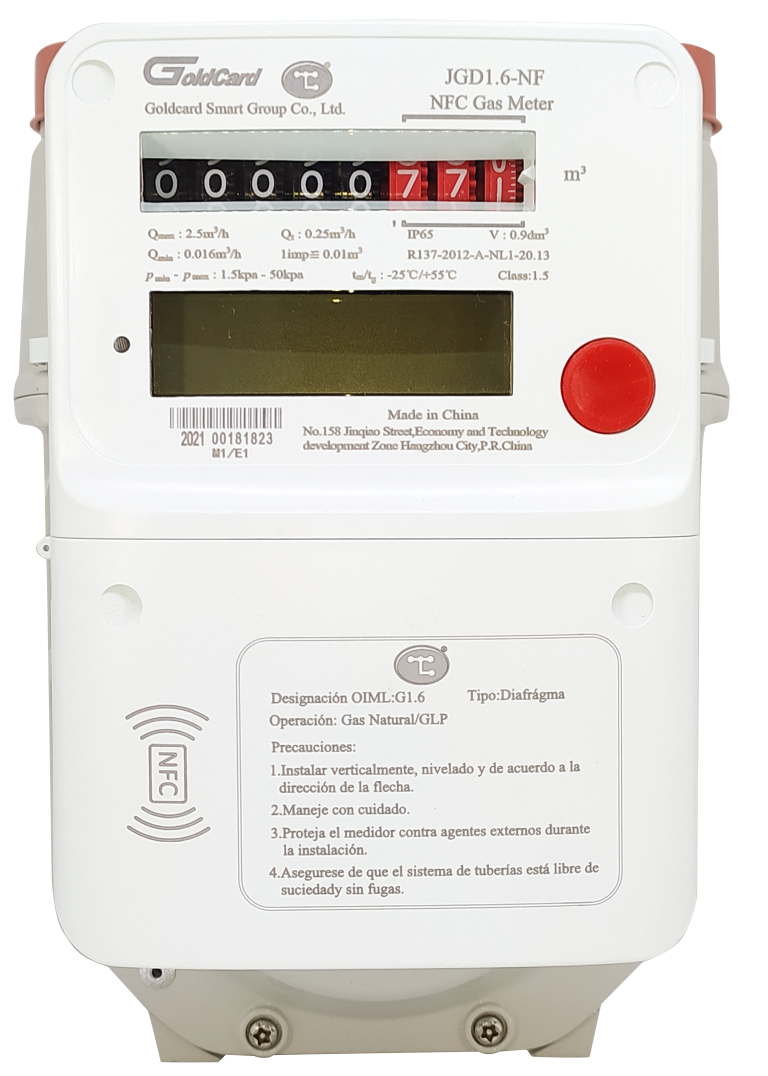 NFC Prepayment Gas Meter